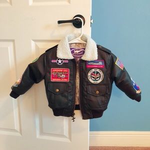 Cool Toddler jacket TOP GUN style
